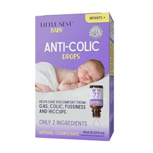 Anti-Colic Drops | 100% Natural Clean & Safe, Up to 72 doses of Infant Colic Relief for Newborns and Babies