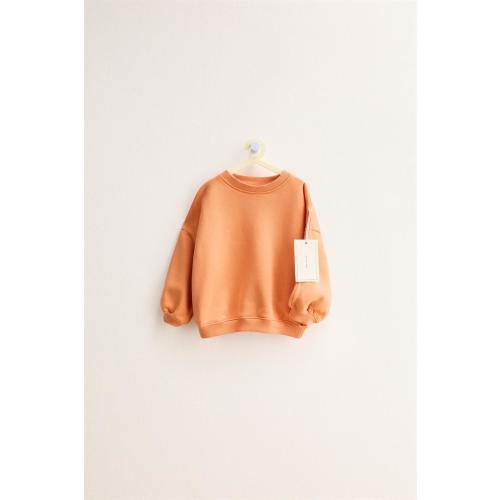 ZARA TIMELESS - PLAIN SWEATSHIRT - Orange | ZARA United States
