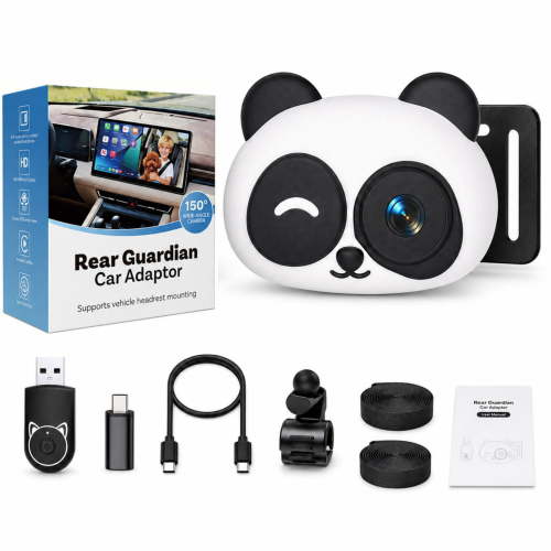 Kidnode Car Camera, In-Vehicle Rearview Display Featuring a 2-in-1 Wireless Design, Clear and Cute in Design, Plug and Play, Easy to Install and Simple to Use, Suitable for In-Vehicle Use