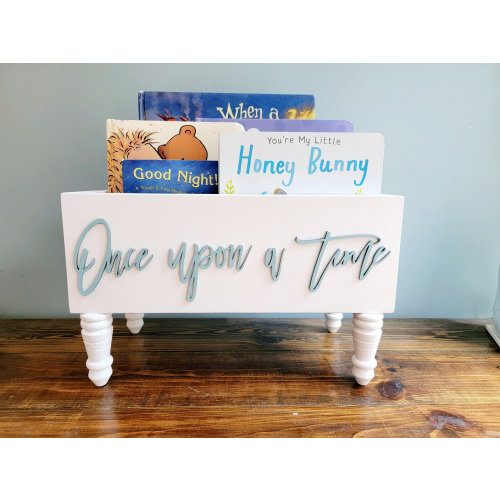 Once upon a time box- Book Box - Book Storage - Kids books - Book caddy - Kids room storage