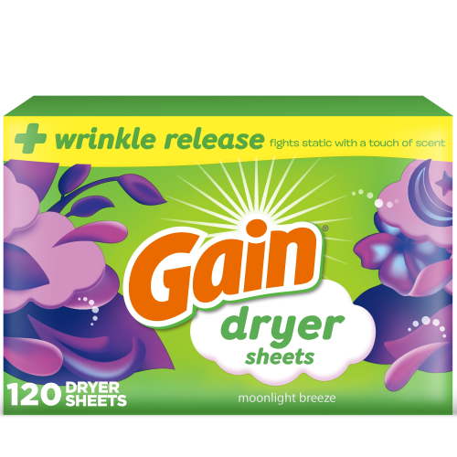 Gain Dryer Sheets, Moonlight Breeze, 120 Count
