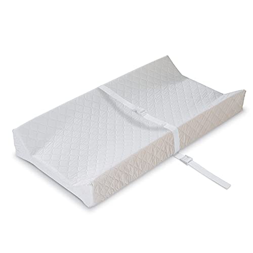 Summer Contoured Changing Pad with Liner - White