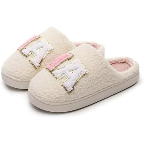 Cute Slippers for Women Halloween Fun Cute Holiday House Shoes Fluffy Warm Slipper Gifts for Adults