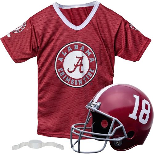Franklin Sports NCAA Kids College Football Helmet + Jersey Sets - NCAA Team Youth Football Helmet + Uniform Costume Set