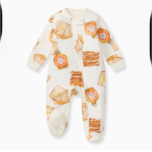 French Toast Organic Cotton Sleep & Play – Burt's Bees Baby