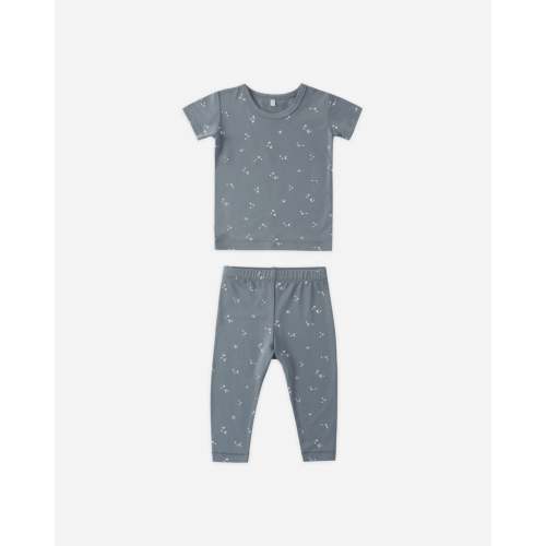 Bamboo Short Sleeve Pajama Set Starlight – Quincy Mae