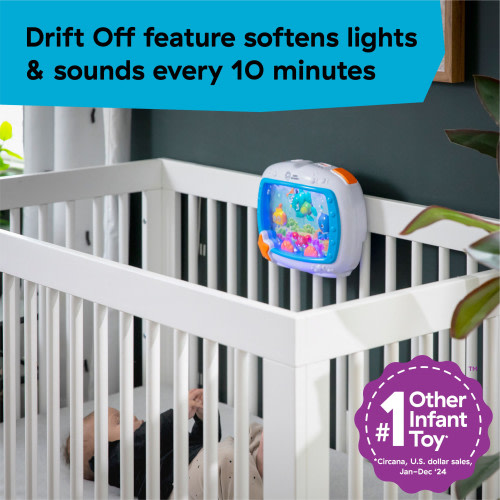 Sea Dreams Soother Musical Crib Toy and Sound Machine - Blue