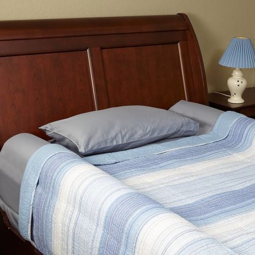hiccapop [2-Pack] Foam Bed Bumpers for Toddlers, Toddler Bed Rails w/ Water-resistant Cover, Bed Guard Rail for Toddlers for Twin, Queen, King Beds