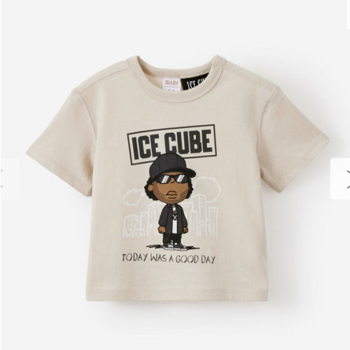 Baby Beige Ice Cube Music Short Sleeve Tee | Cotton On Kids Australia