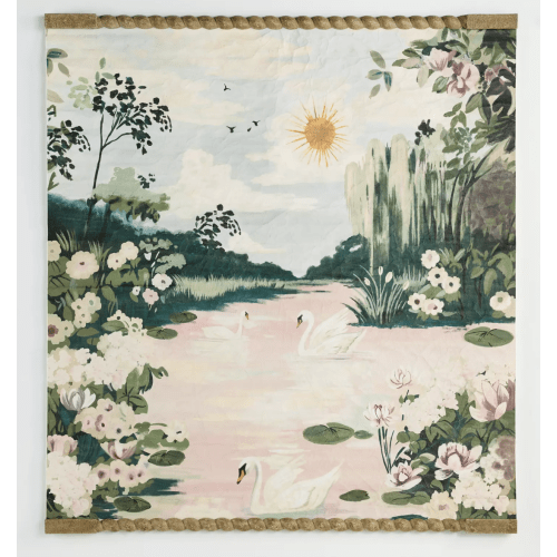 Cygne Paper Swan Wall Tapestry | AnthroHome