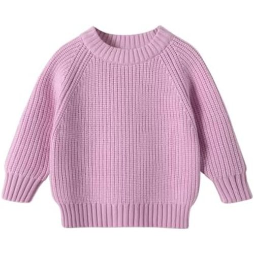 YOUNGER STAR Toddler Baby Girls Boys Knit Sweater Pullover Long Sleeve Sweatshirt Fall Winter Clothes