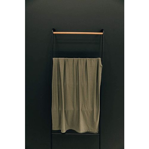 Mebie Baby Olive Stretch Swaddle, Modern and Neutral Swaddle Blanket for Baby Girl or Boy, Soft Baby Blankets, Newborn Swaddle Blanket, 0-3 Month, Comfy Wrap, Baby Essentials & Gifts (47" x 47") | Newborn Swaddle Blanket, Soft Baby Blanket