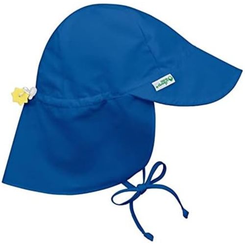 green sprouts Baby Girls' Flap Sun Protection Hat