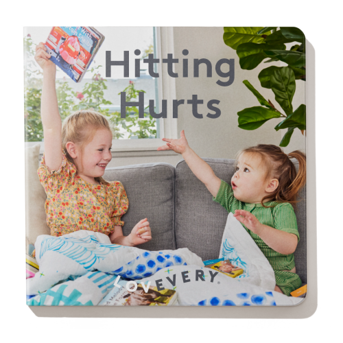 'Hitting Hurts' Board Book | Lovevery Tricky Topic Books