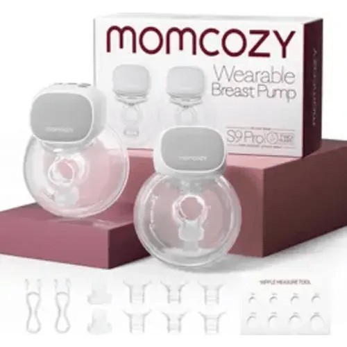 Momcozy S9 Pro & S12 Pro Breast Pump, Upgraded Wearable Breast Pump, Hands-free Design, with LED Display, Dual-head Electric Portable Breast Pump, with 2 Modes and 9 Levels, 24mm,A Breastfeeding Pump - TikTok Shop