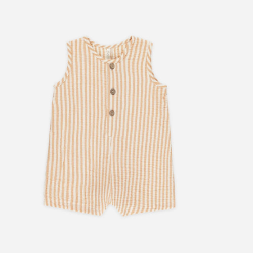 Maverick Romper || Grapefruit Stripe – Rylee + Cru