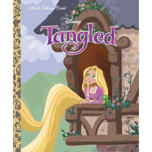 Tangled, Disney Tangled, Little Golden Book, full-color illustrations