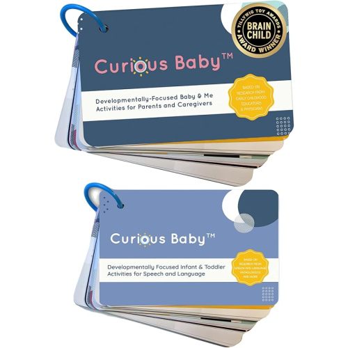 Curious Baby™, and Speech Cards. Award Winning 40+ Activities for Baby & Me, Activity at Home, Speech Development and Language Development