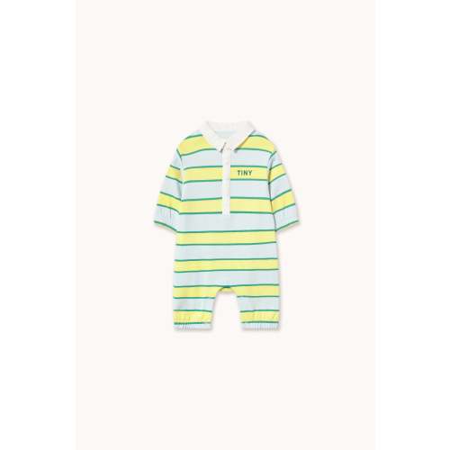 RETRO STRIPES POLO ONE-PIECE