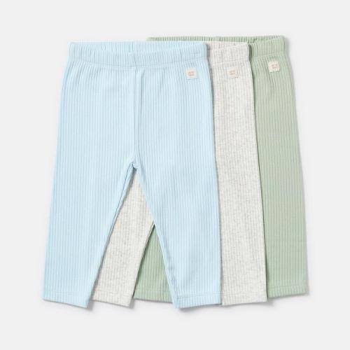 3 Pack Ribbed Leggings - Kmart NZ