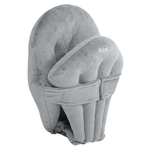 KidCo TR5201 - HuggaPod Portable Baby Seated Support - Situp Baby Seat, Portable Infant Sit Up Seat for Jumpers, Swings, and More, Machine Washable (Gray)
