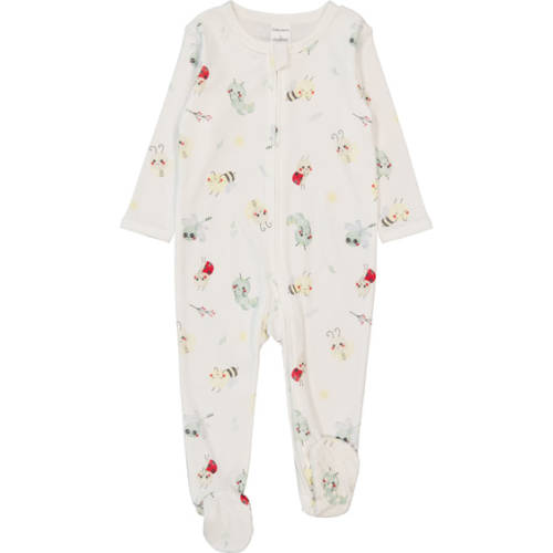 Off White Baby Cotton 2-Way Zip Romper | Best&Less™ Online