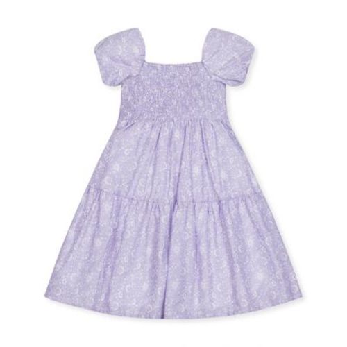 Hope & Henry Girls' Short Bubble Sleeve Smocked Dress, Infant