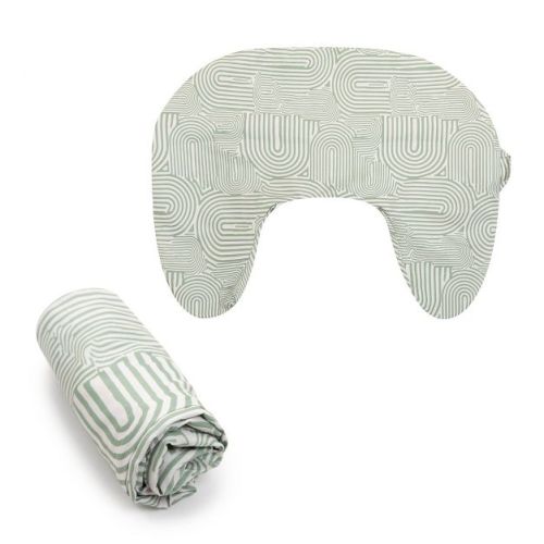 Boppy Nursing Pillow Cover - Sage Retro Arches
