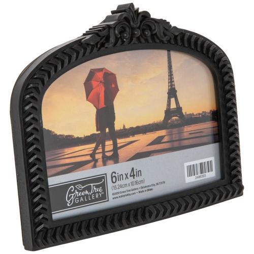Black Ornate Picture Frame - 6" x 4"