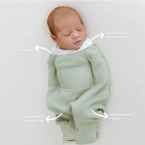 Bamboo Pure Mint Swaddle Sleep Sack – Swaddelini