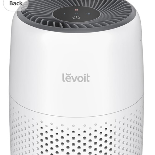 LEVOIT Air Purifiers for Bedroom Home Dorm, AHAM VERIFIED, 3-in-1 Filter Claener with Fragrance Sponge, Portable Filters Smoke, Allergens, Pet Dander, Odor, Dust, Office, Desktop, Core Mini-P, White