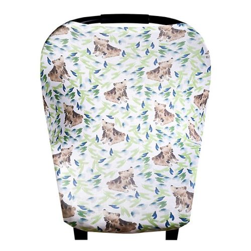 Copper Pearl™ Bear 5-in-1 Multi-Use Seat Cover in Brown/White