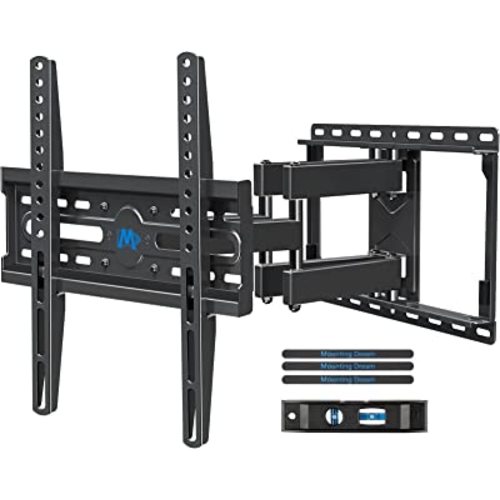 Mounting Dream TV Wall Mount for 32-65 Inch Television,Mount with Swivel and Tilt, Full Motion Bracket with Articulating Dual Arms, Fits 16inch Studs, Max VESA 400X400 mm, 99lbs, MD2380