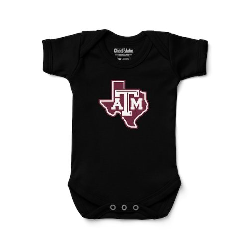 Newborn & Infant Chad & Jake Black Texas A&M Aggies Bodysuit