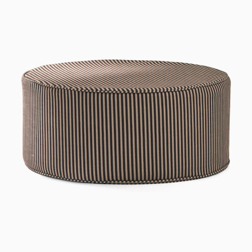 House of Noa Ottoman - Finley Taupe & Sable, Large