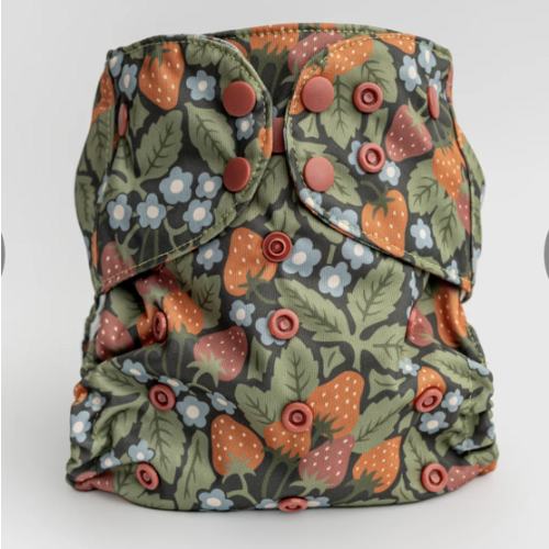 Luxe Pocket Cloth Diaper with Dual Inner Gussets and Athletic Wicking Jersey