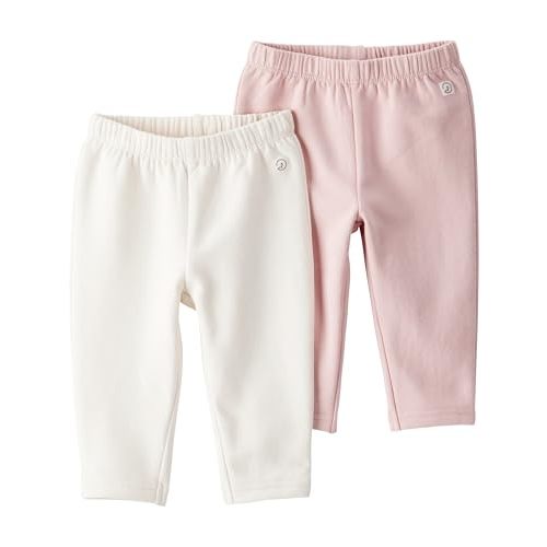 little planet by carter's Baby 2-Pack Terry Pants Made with Organic Cotton