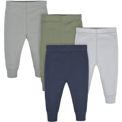 Gerber Baby Boys 4-Pack Sweatpants, Navy/Army Green, 18 Months US