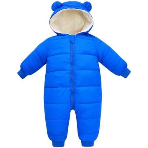 UNIFACO Baby Boys Snowsuit Newborn Baby Girls Winter Coat Toddler Clothes