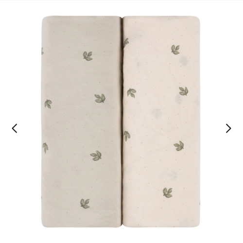 Vintage Leaf Bassinet Sheet Set – Ely's & Co.