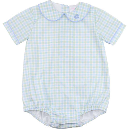 Blue And Green Check Bubble