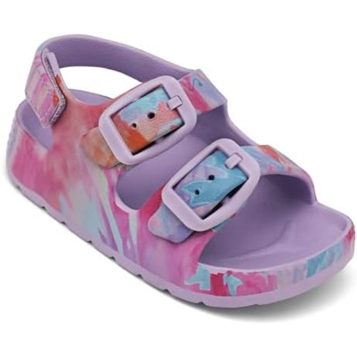 ChayChax Toddler Boys Girls Double Buckle Sandals Children's Adjustable Back Strap Water Sandal