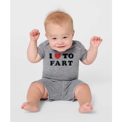I Heart To Fart Baby One Piece