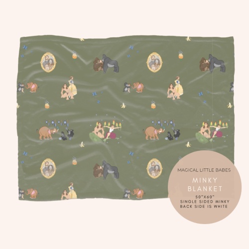 Tarzan Minky Blanket *READY TO SHIP