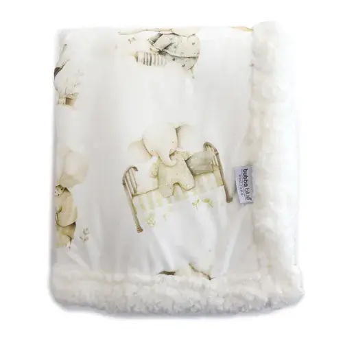 Bubba Blue Cuddle Blanket Elephant Bedtime | Baby Bunting AU