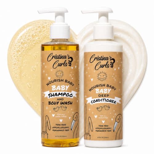 Baby Shampoo & Conditioner Set – Gentle Cleanse Plus Soft Detangling