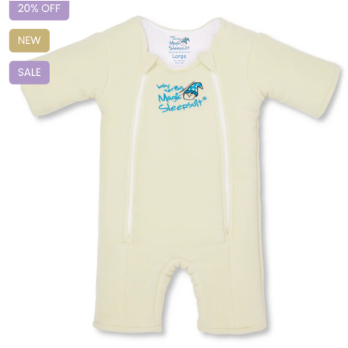 Cream Baby Merlin’s Magic Sleepsuit – Warm Microfleece Baby Sleepwear