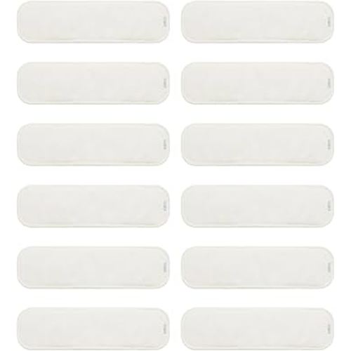 babygoal Cloth Diaper Inserts 12pcs,4 Layers Rayon from Bamboo Inserts for babygoal Newborn Cloth Diapers,Small Size-12SMB-B