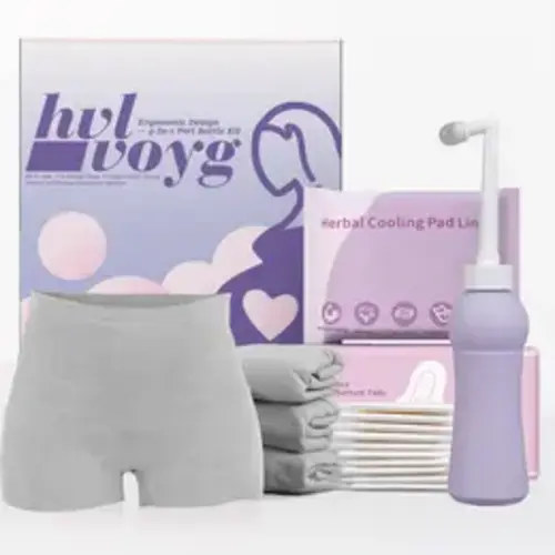 HVLVOYG Postpartum Care Kit – 4-in-1 or 3-in-1 Set, 16 Pcs Postpartum Essentials, Gifts for New Moms, Labor Delivery Care Kit, Perineal Bottle, Postpartum Pads, Disposable Underwear, Cooling Pad Liners - TikTok Shop