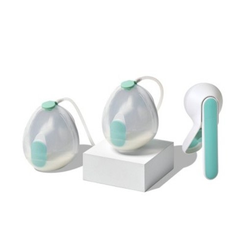 WILLOW Wave 2-in-1 Double Manual Wearable Pump and Collection Cups